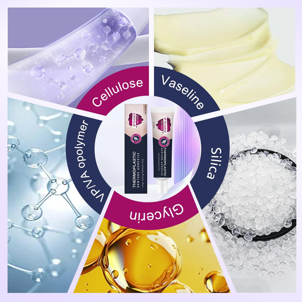 2Pcs Thermoplastic Denture Adhesive R65956