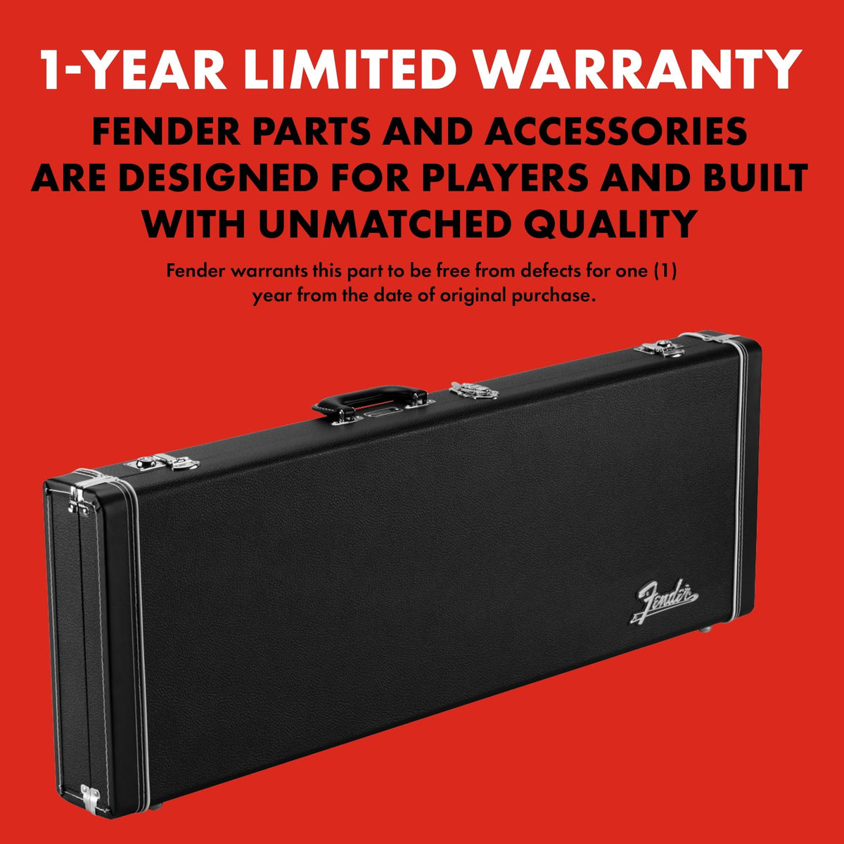 Black Wood Guitar Case Y8355