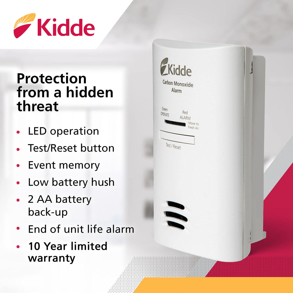Carbon Monoxide Detector with AA Battery Backup N599918