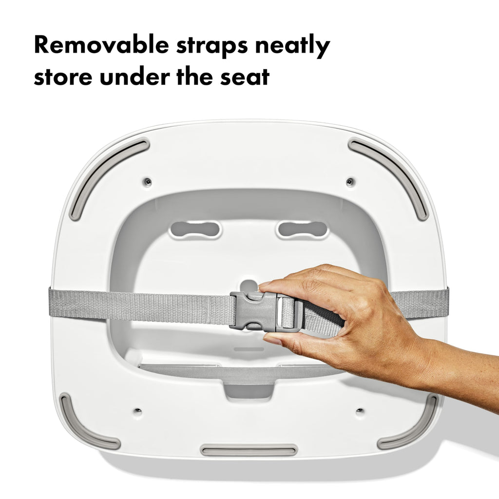 Gray Toddler Booster Seat with Removable Cushion O764492