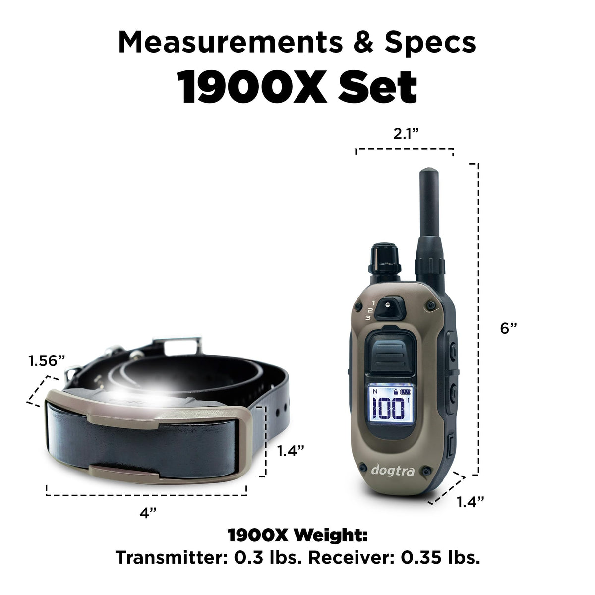 Waterproof Rechargeable Dog Training E-Collar C91185