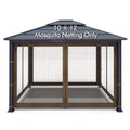 Brown 4-Panel Mosquito Netting V2152