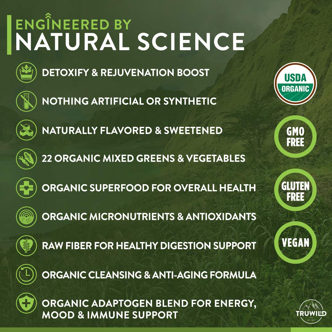 Greens Superfood Juice Powder 40 Servings 2 Pack H2675