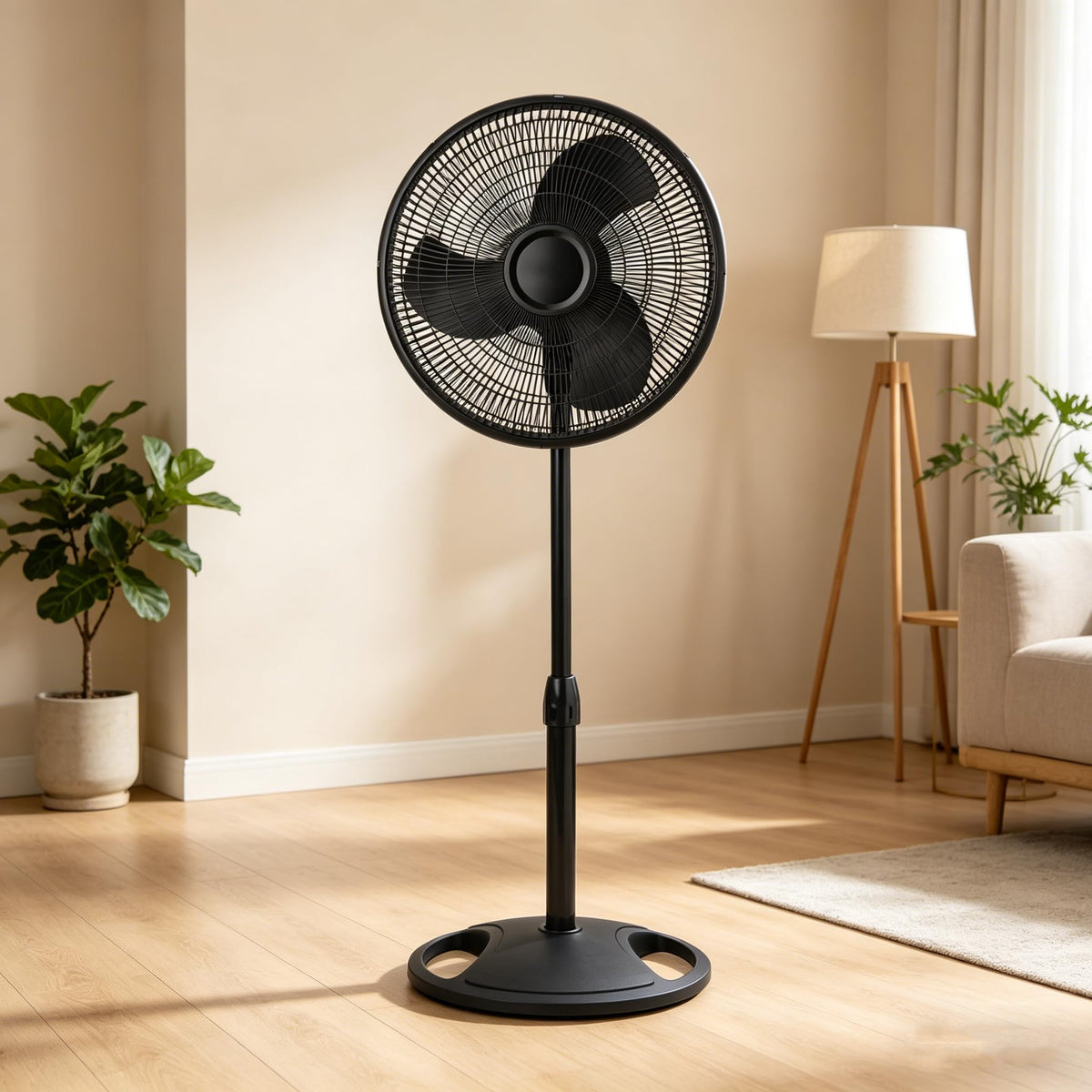 16" Oscillating Adjustable Pedestal Fan A308