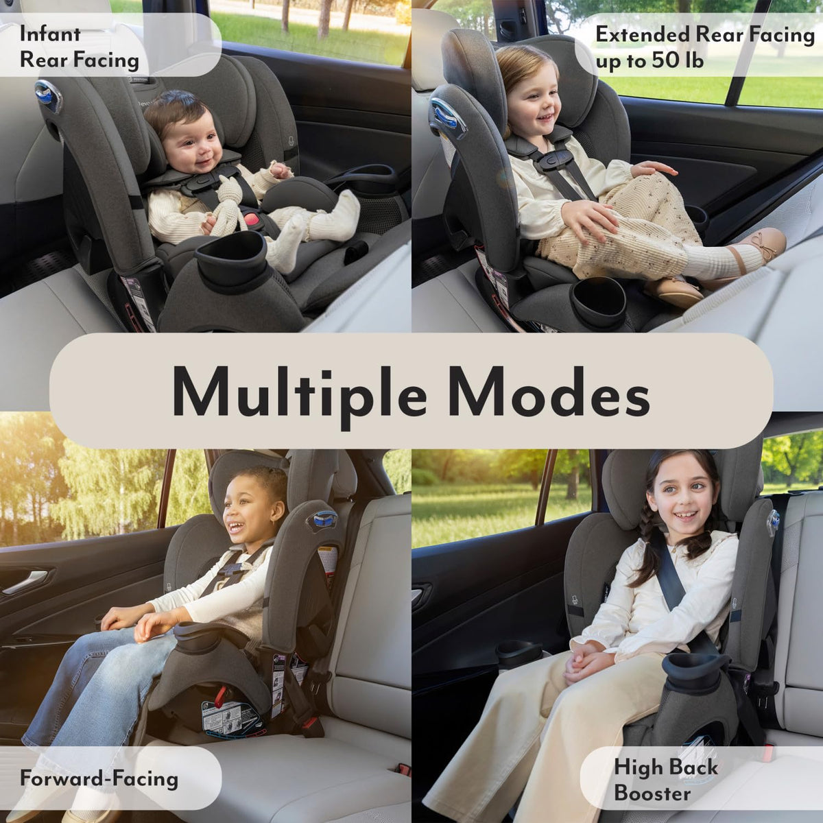 3-in-1 Convertible Car Seat K733
