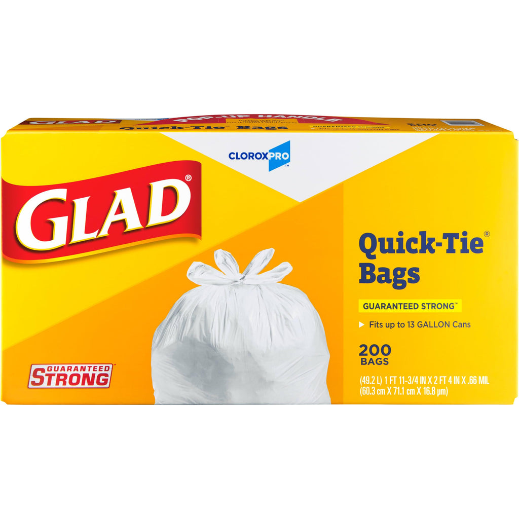 13 Gallon Tall Kitchen Trash Bags, 200 Count H131765