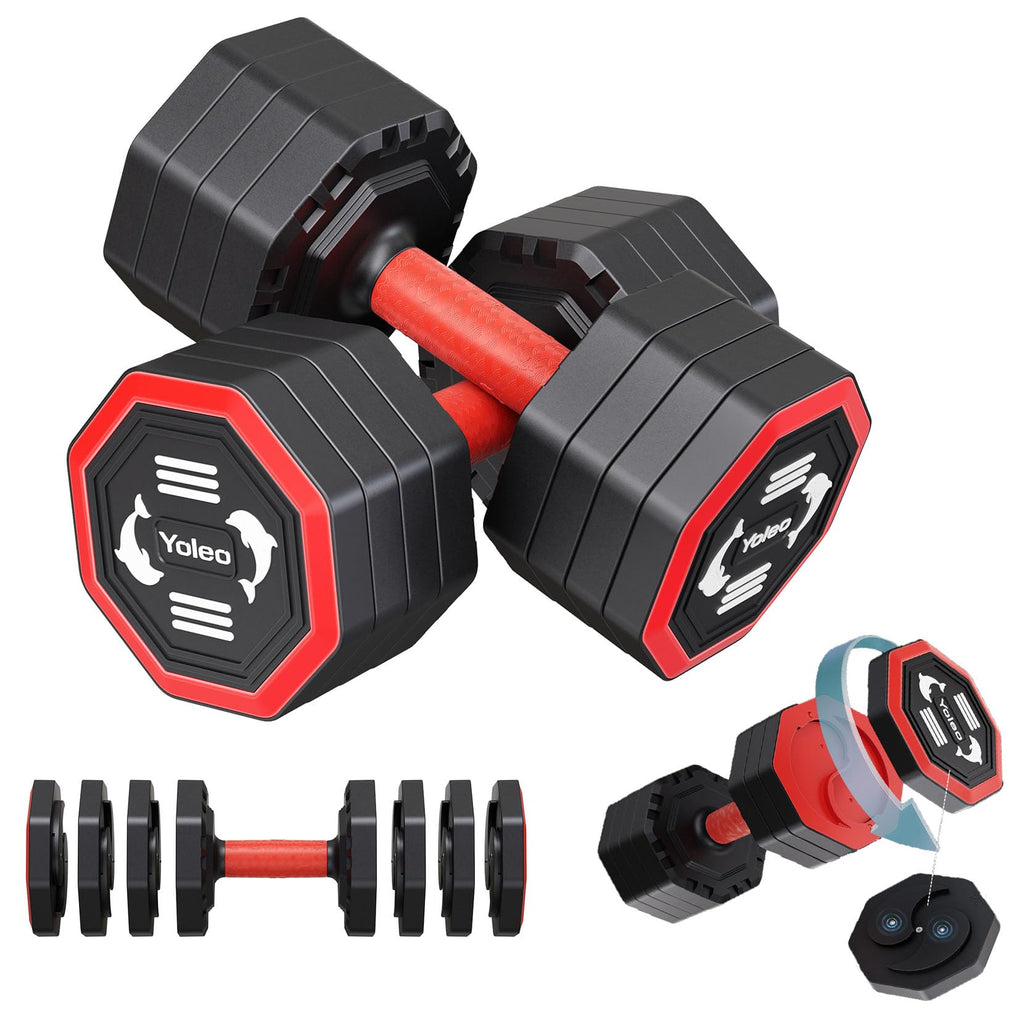 Adjustable Dumbbell Set 10/15/20/25 lb R240730