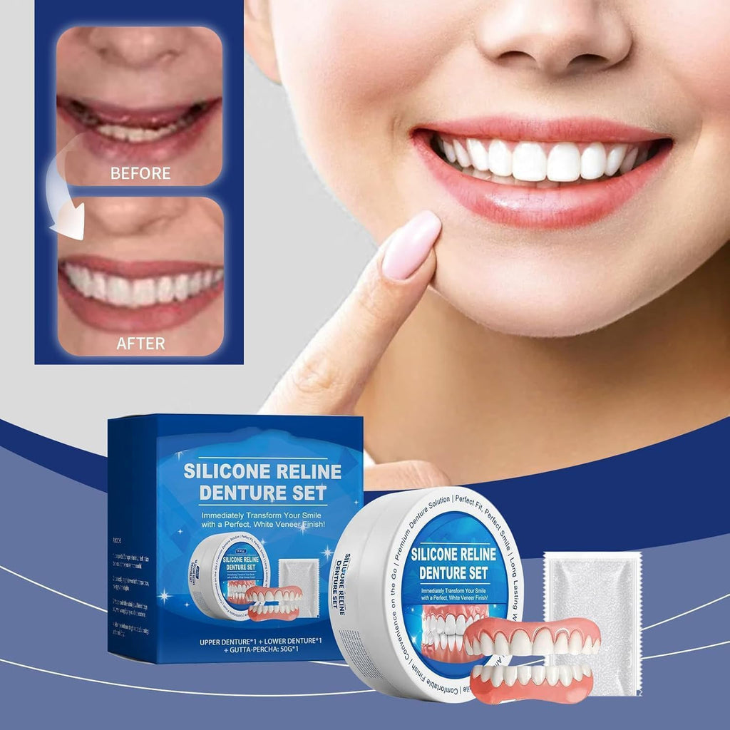Silicone Reline Denture Set Upper and Lower R4500