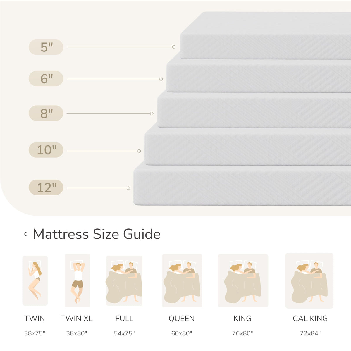 8 Inch Full Memory Foam Mattress L94605