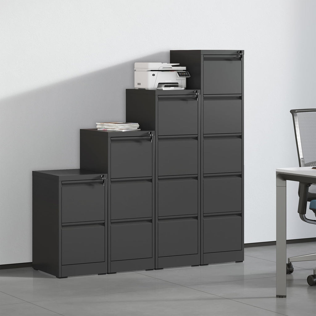 Metal File Cabinet with Drawer Heavy Duty Locking F452106