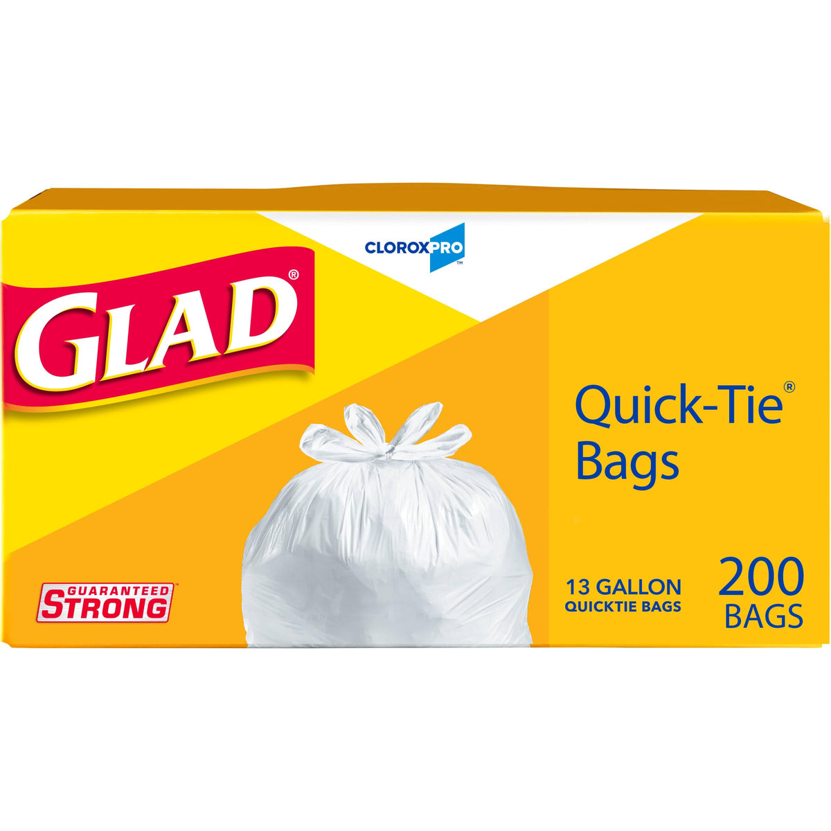 13 Gallon Tall Kitchen Trash Bags, 200 Count H131765