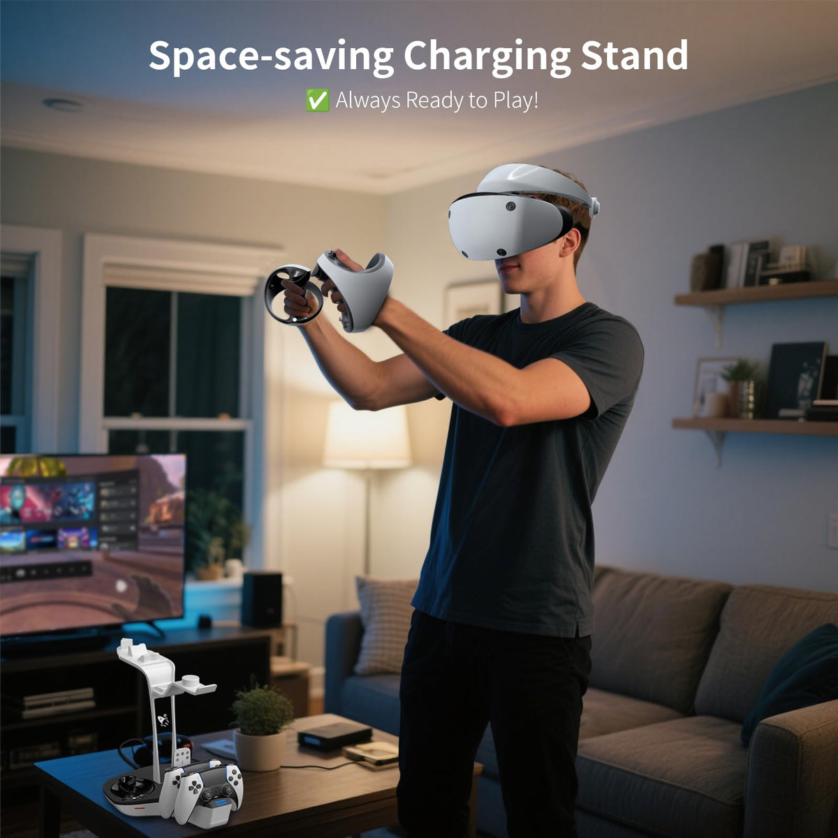 Dual Charging Station for PS5 and VR2 Controllers W84489