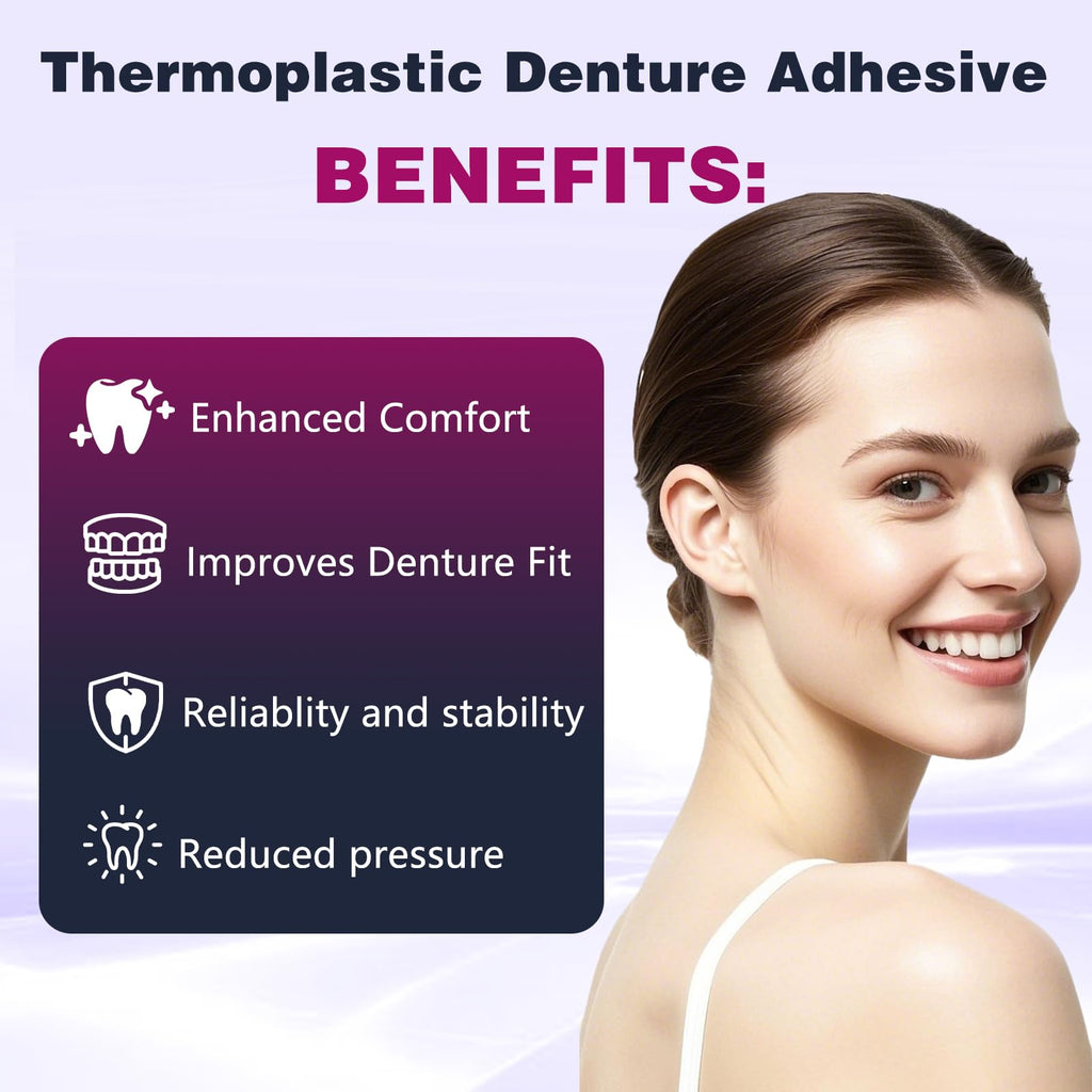 2Pcs Thermoplastic Denture Adhesive R65956