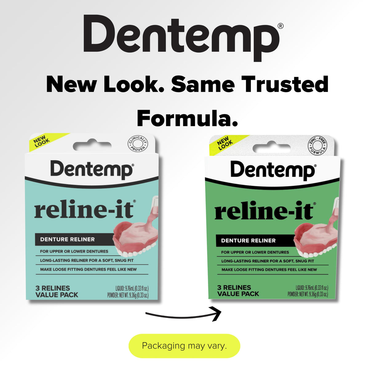 Denture Reline Kit 3 Pack Q497