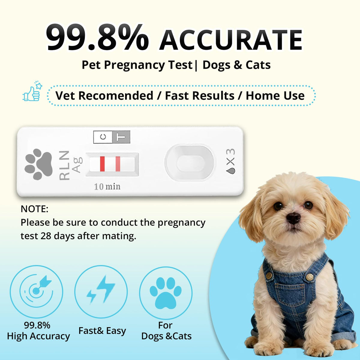 Dog & Cat Pregnancy Test Kit K222900