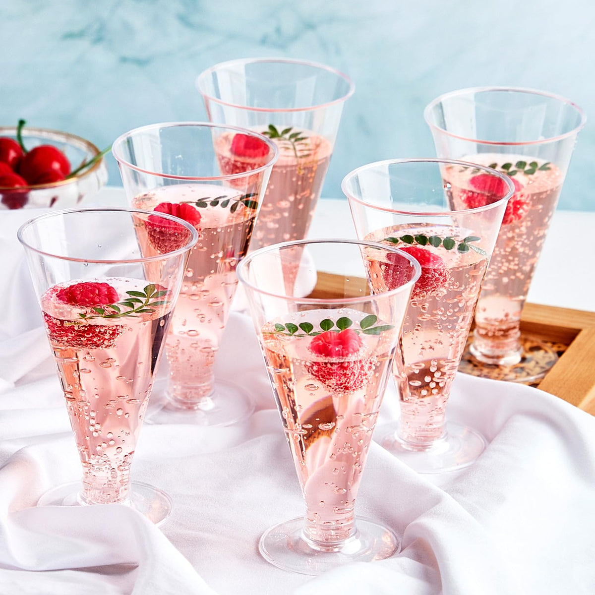 40 PCS 6 oz Plastic Martini Glasses G506