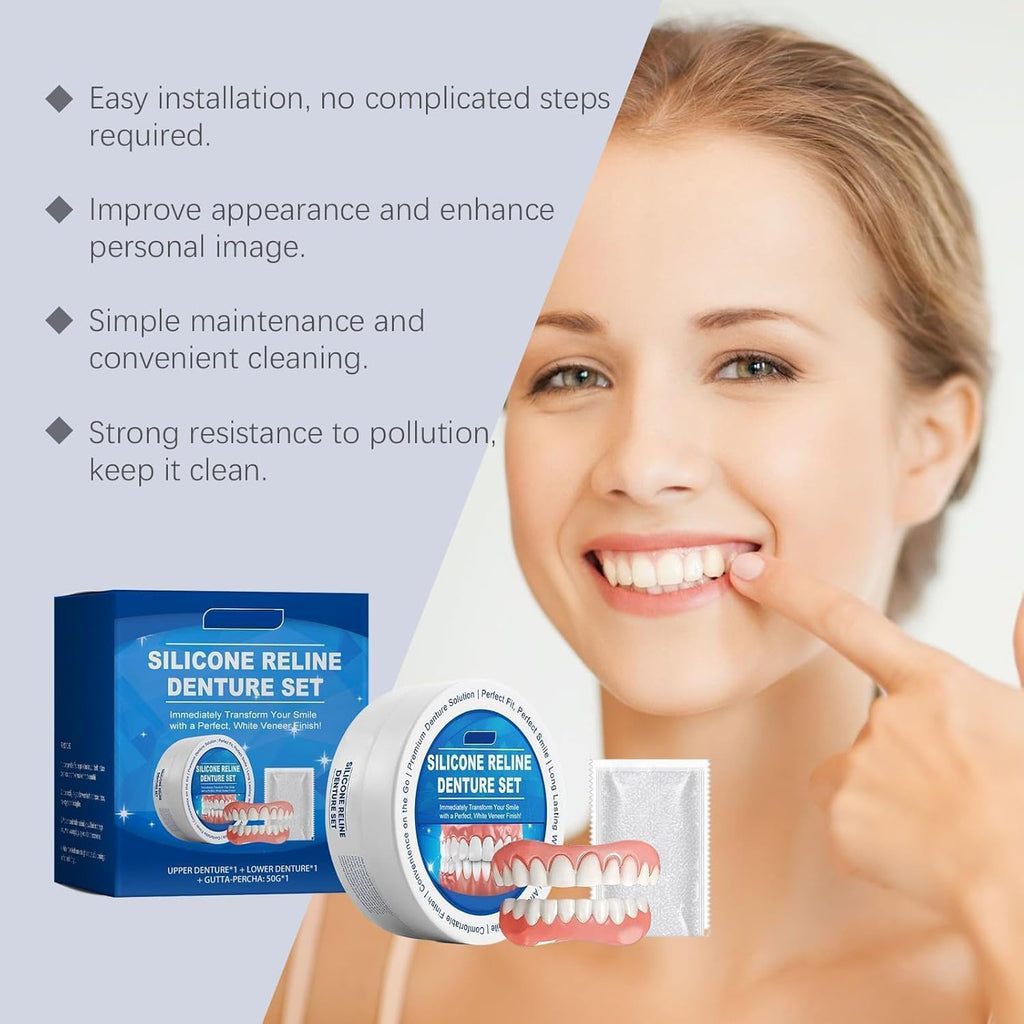 Silicone Reline Denture Set Upper and Lower R4500