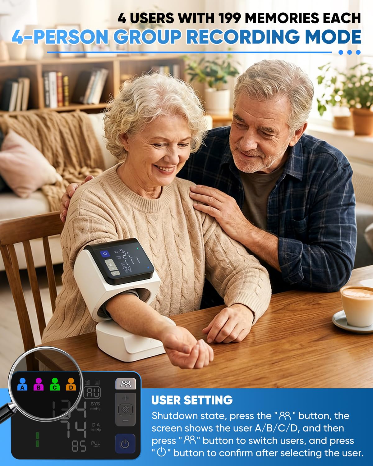 Blood Pressure Monitor Upper Arm W38875