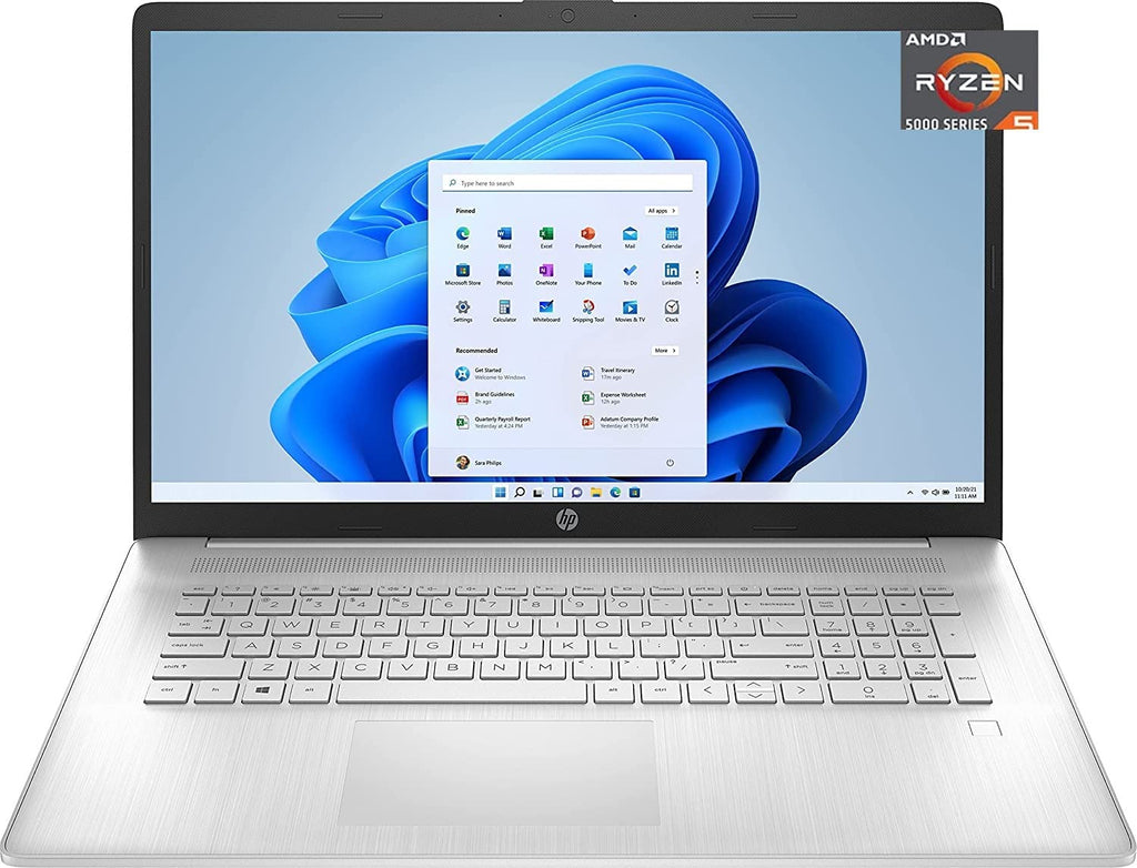 17.3" Full HD Laptop, AMD Ryzen 5, 8GB RAM, 512GB SSD, Natural Silver I324800
