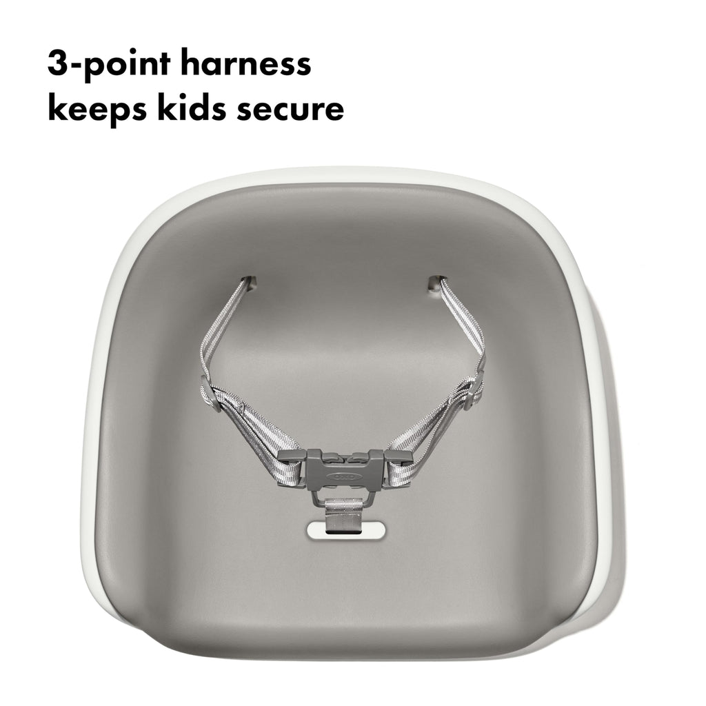 Gray Toddler Booster Seat with Removable Cushion O764492