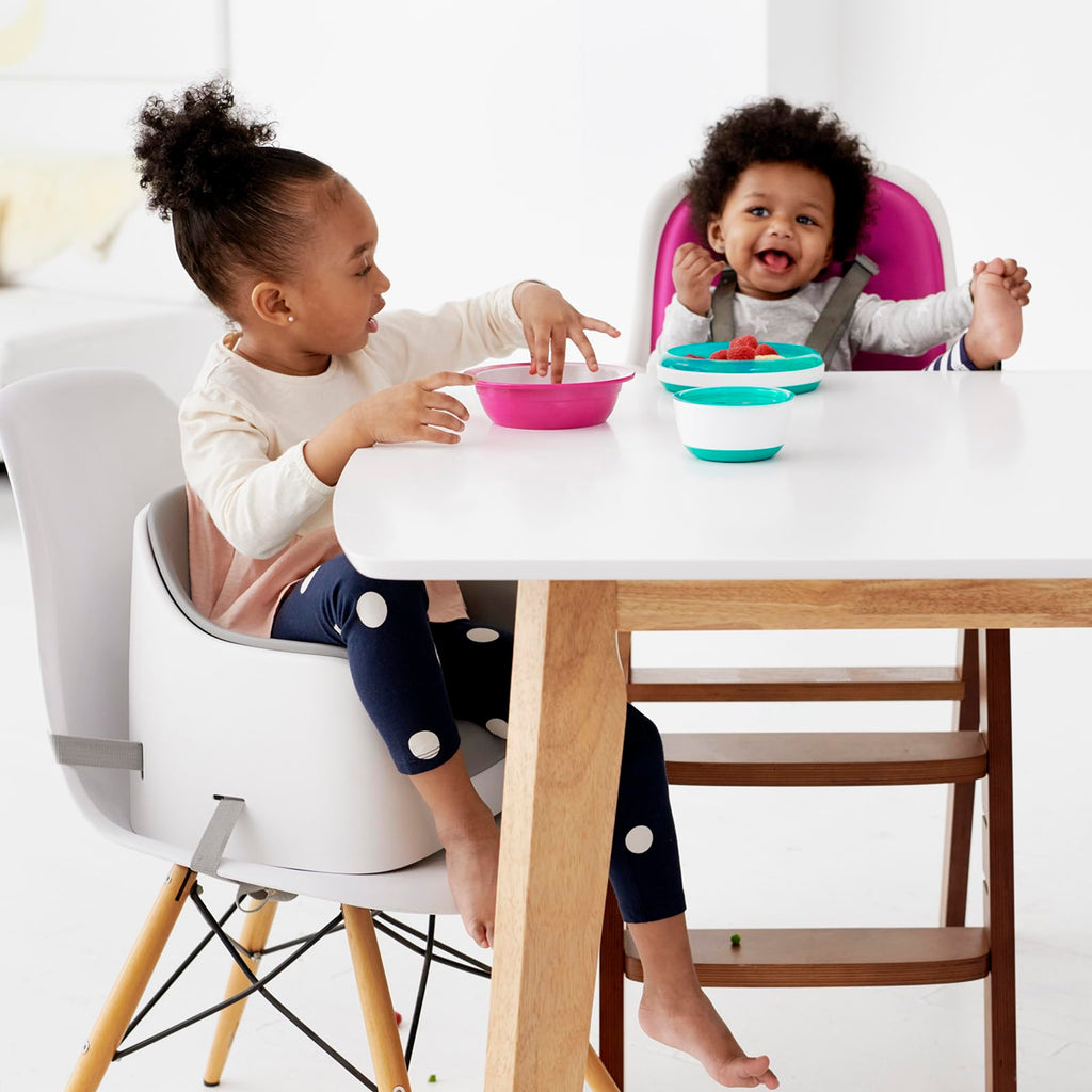 Gray Toddler Booster Seat with Removable Cushion O764492