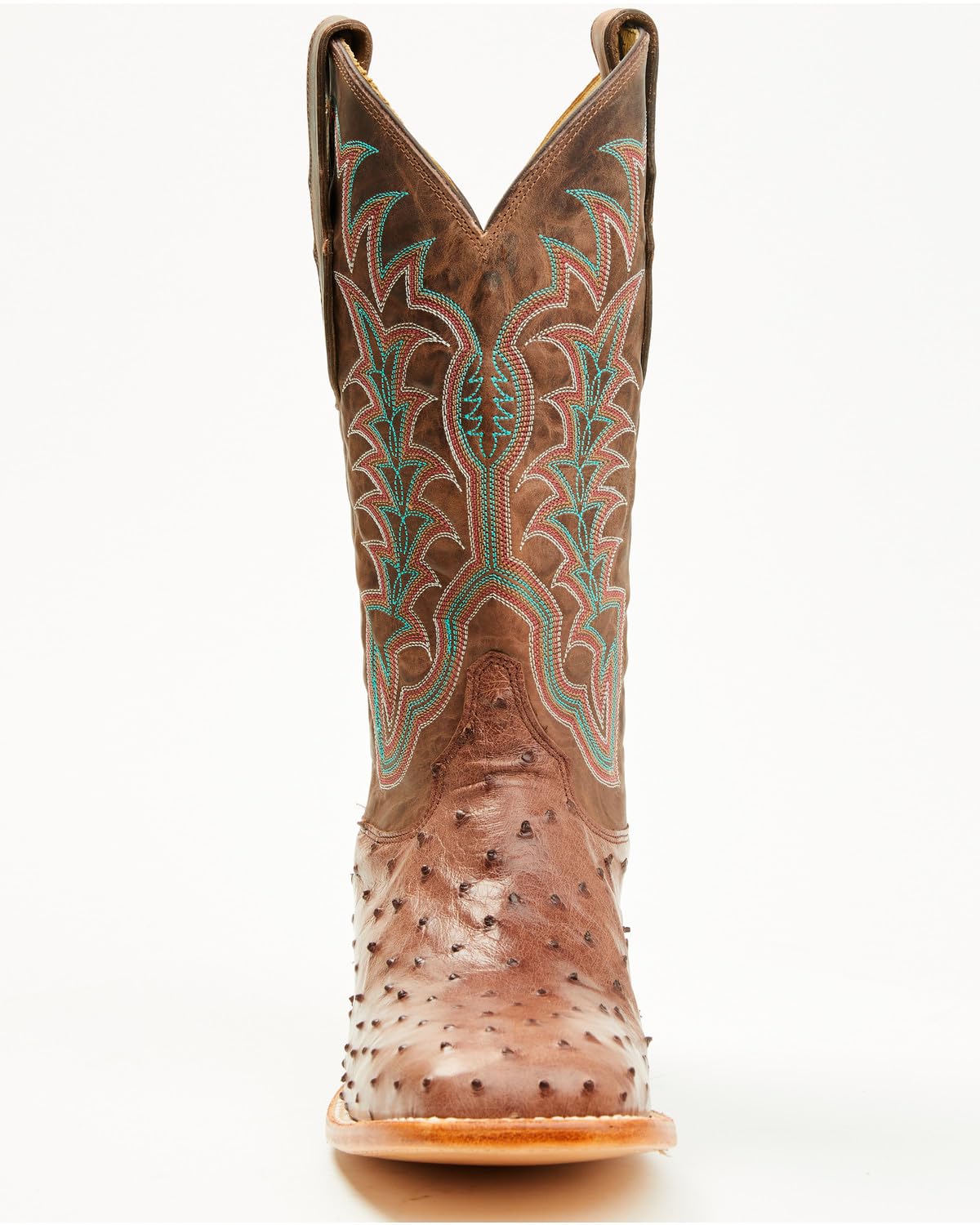 Men's Ostrich Western Boot Broad Square Toe C943846
