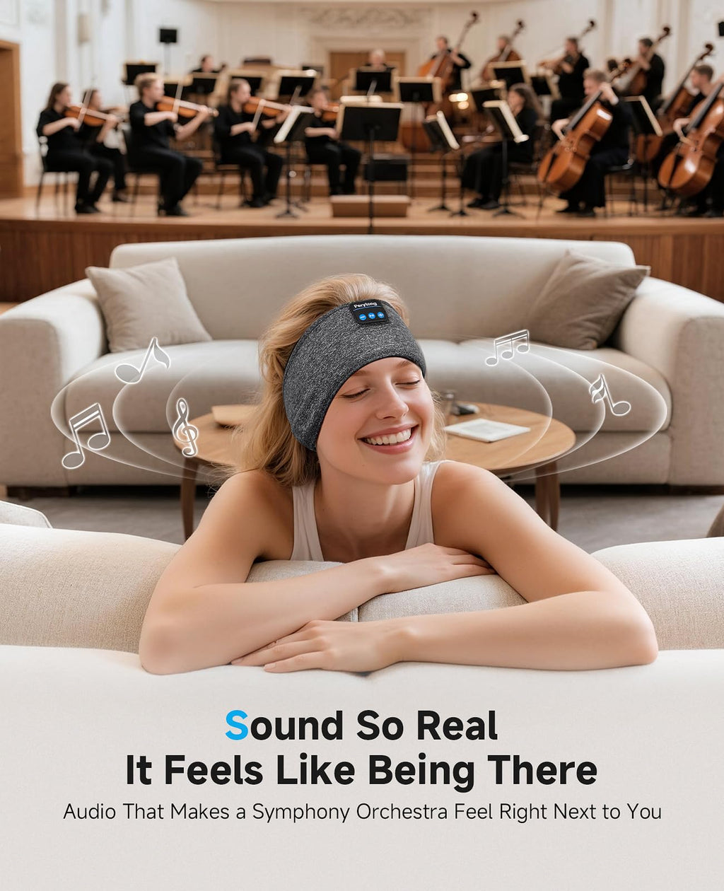 2-Pack Bluetooth Sleep Mask with Headphones I434269