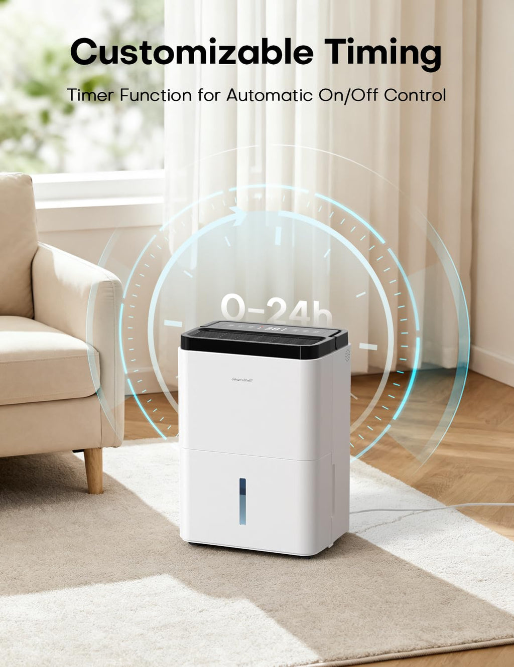 35 Pints Dehumidifier with Drain Hose T224175