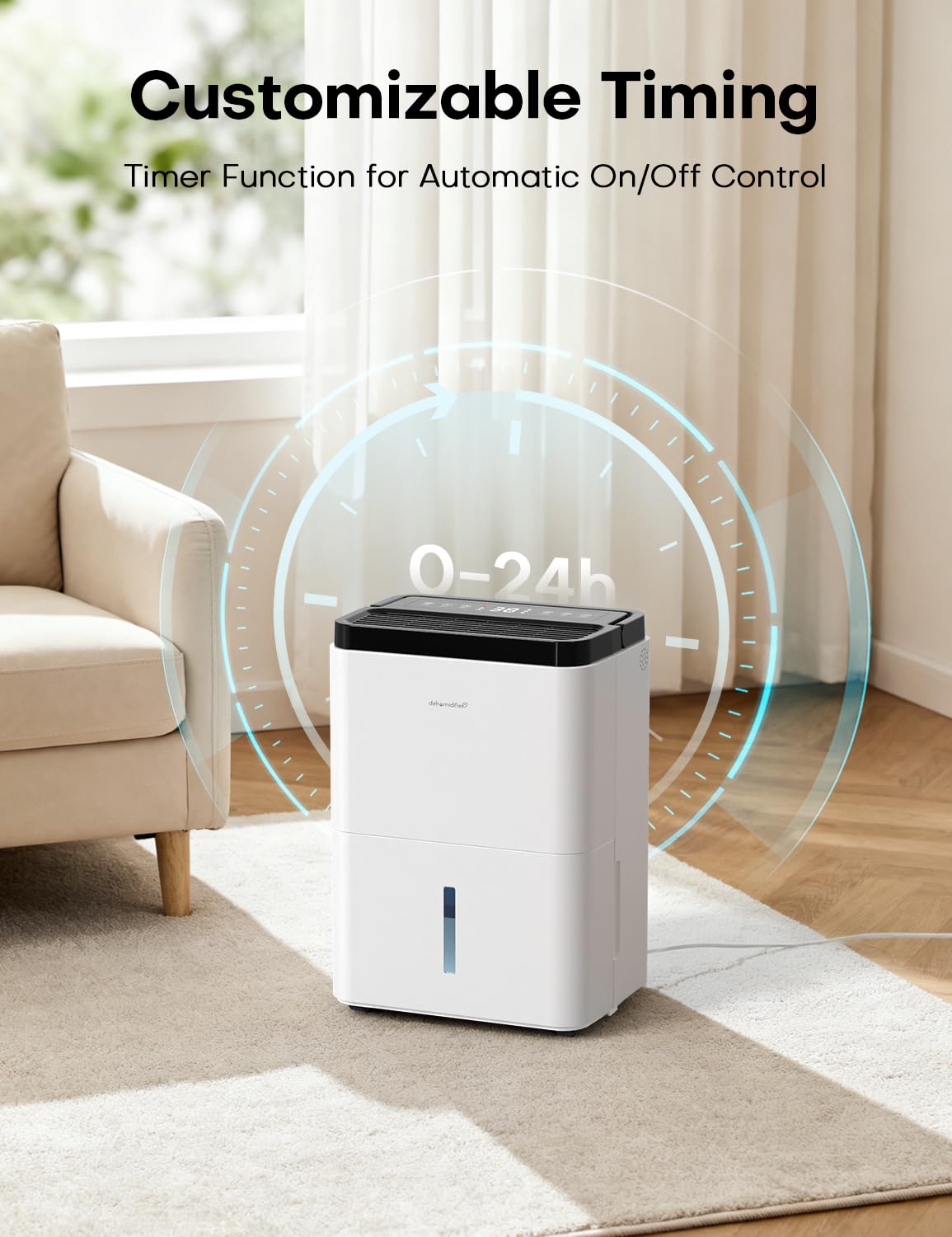 35 Pints Dehumidifier with Drain Hose T224175