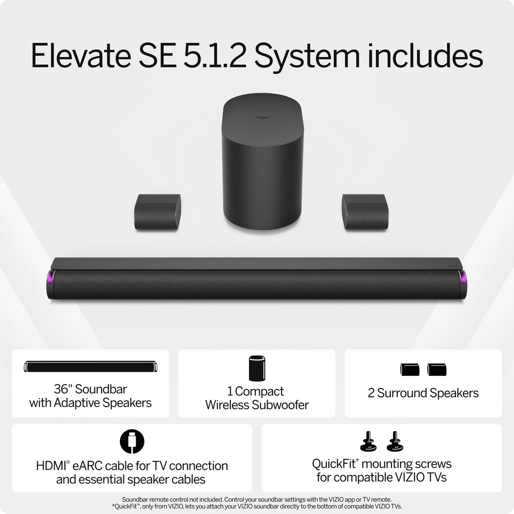 5.1.2 Soundbar with Wireless Subwoofer and Dolby Atmos T99255