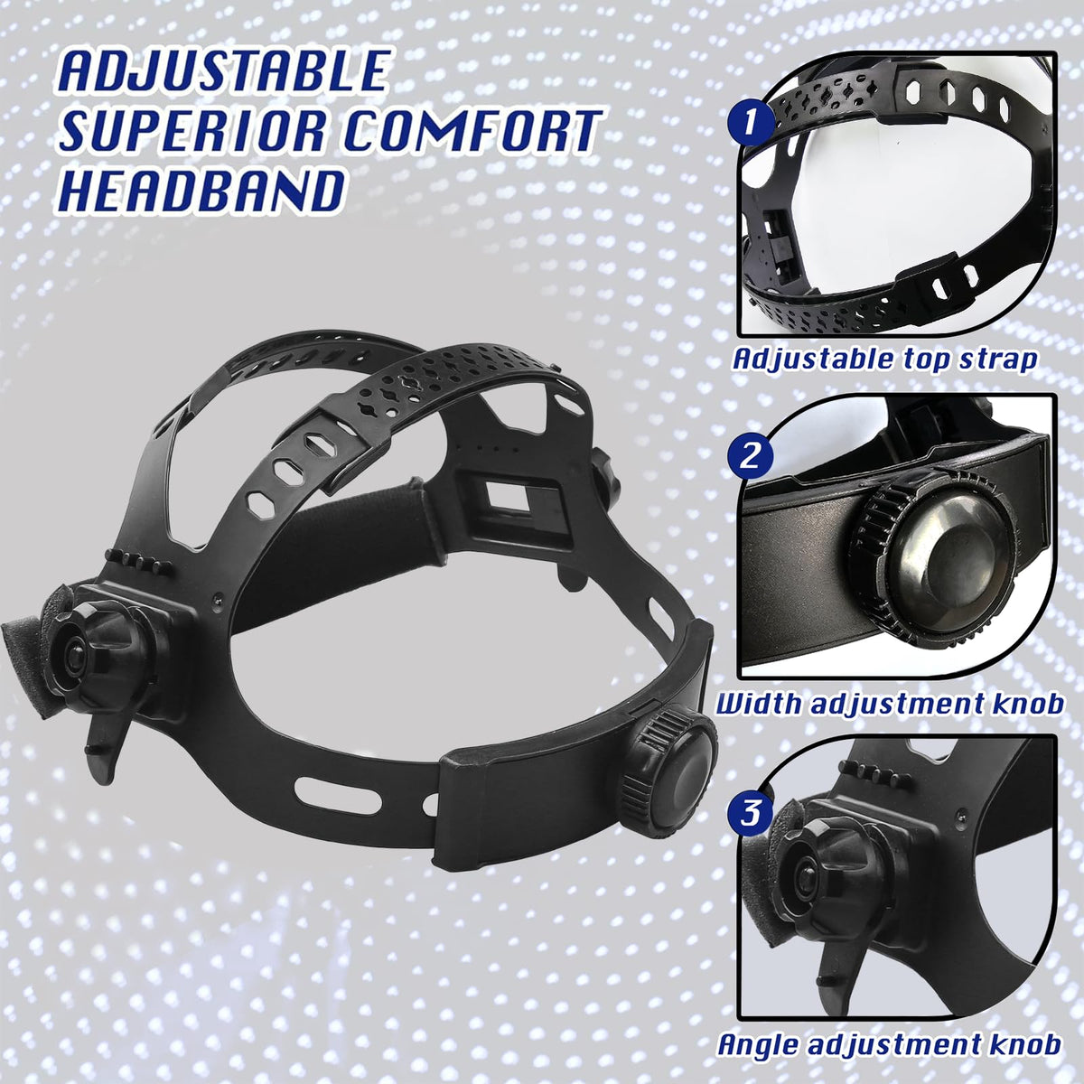Auto Darkening Welding Helmet with LED Light W9019