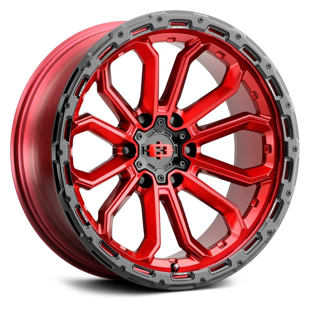 20x9 6x135 +12mm Red Wheel Rim L571654