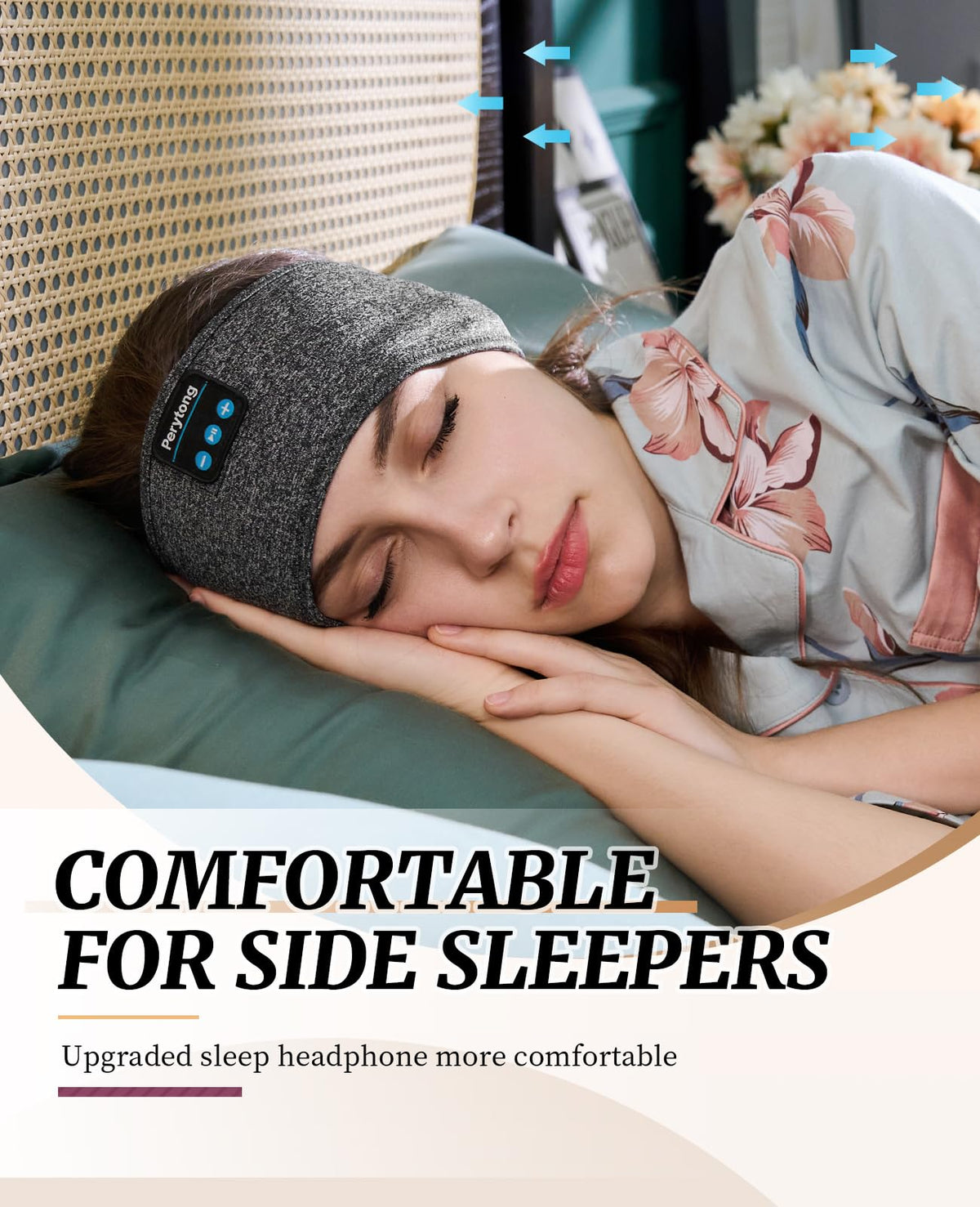2-Pack Bluetooth Sleep Mask with Headphones I434269