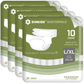 Adult Diapers with Tabs, L/XL, White, 40 Count S672370