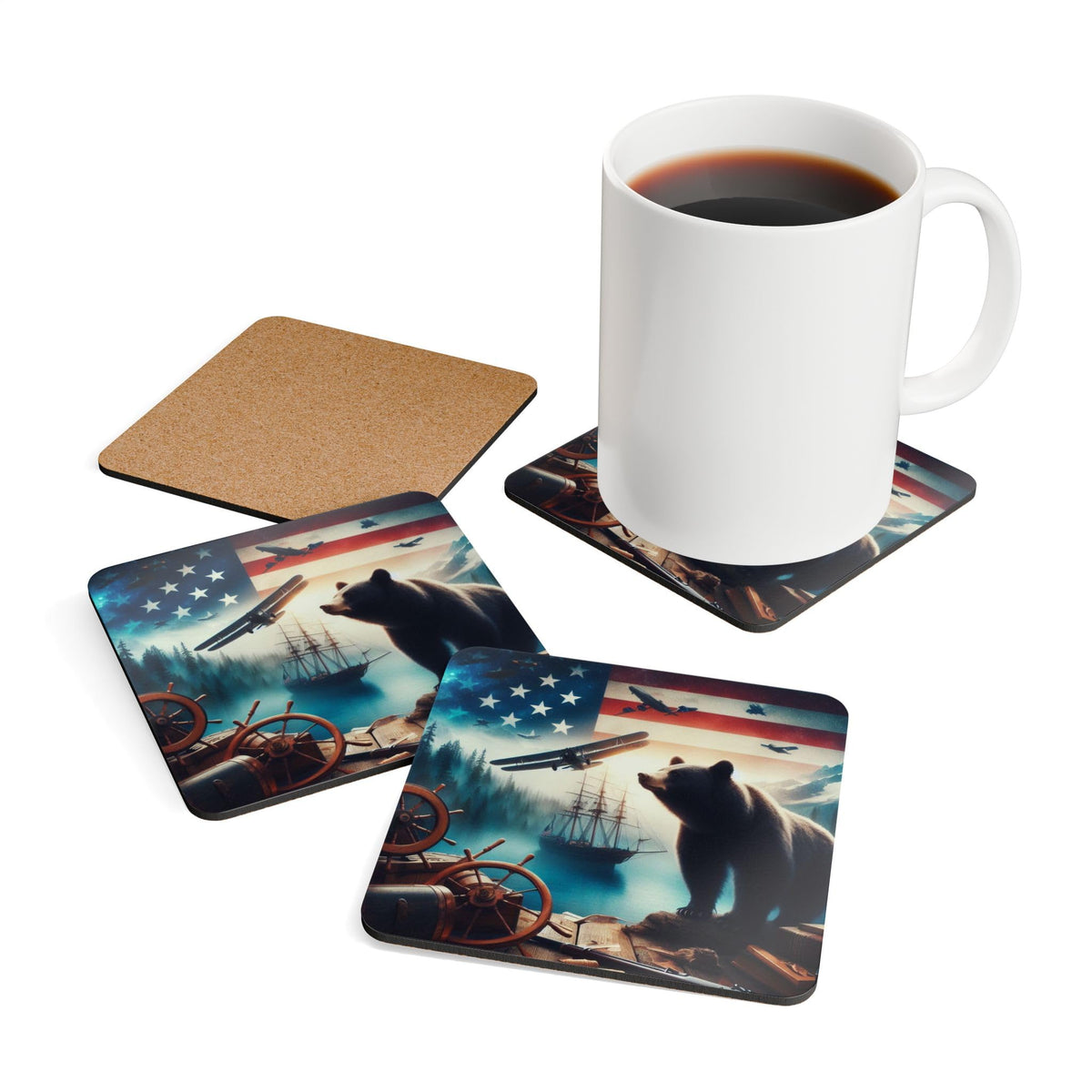 Set of 4 Coasters J1116