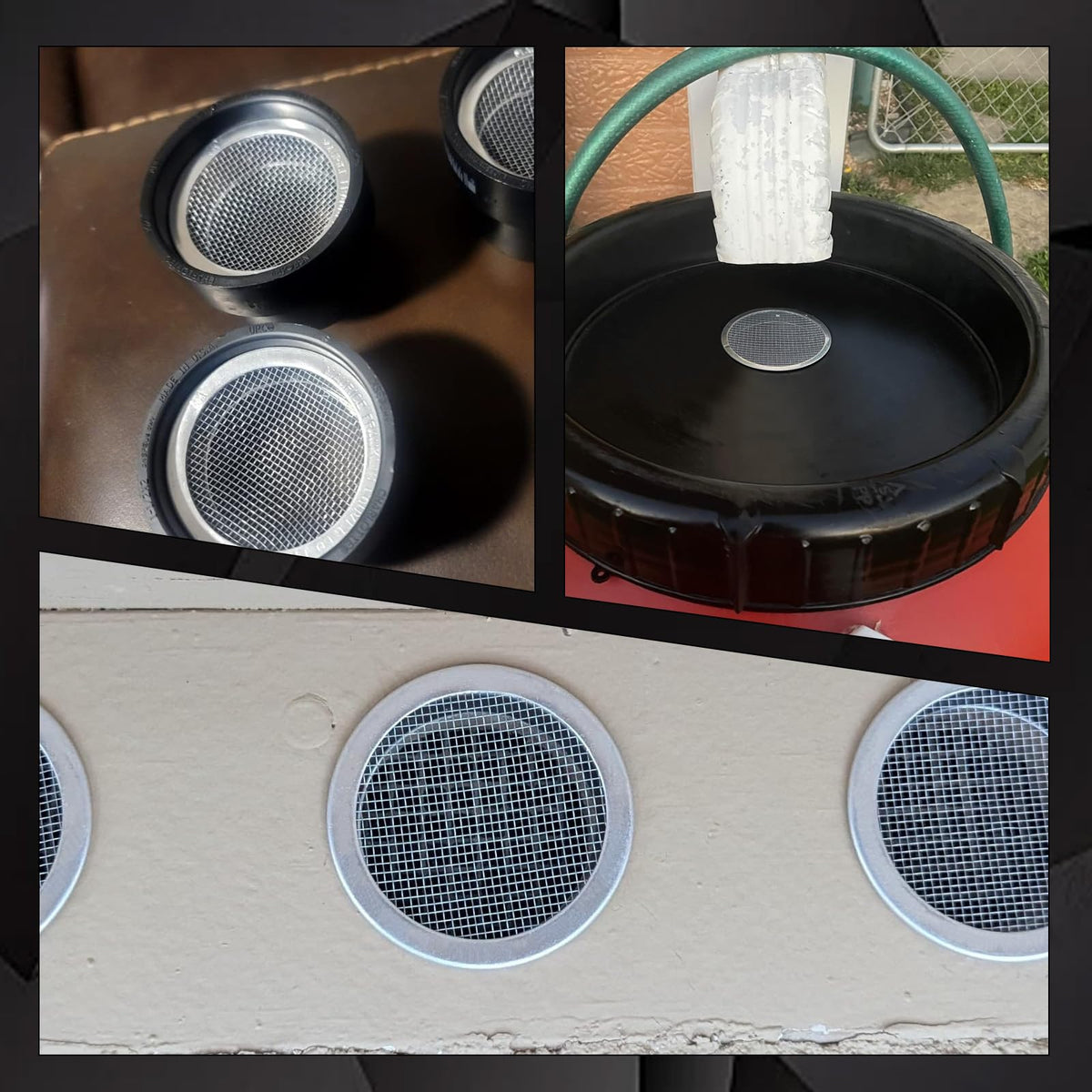 2-Inch Round Open Screen Vent 6 Pack V385324