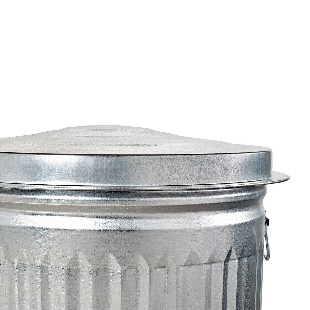 31 Gallon Galvanized Steel Storage Can with Lid D499