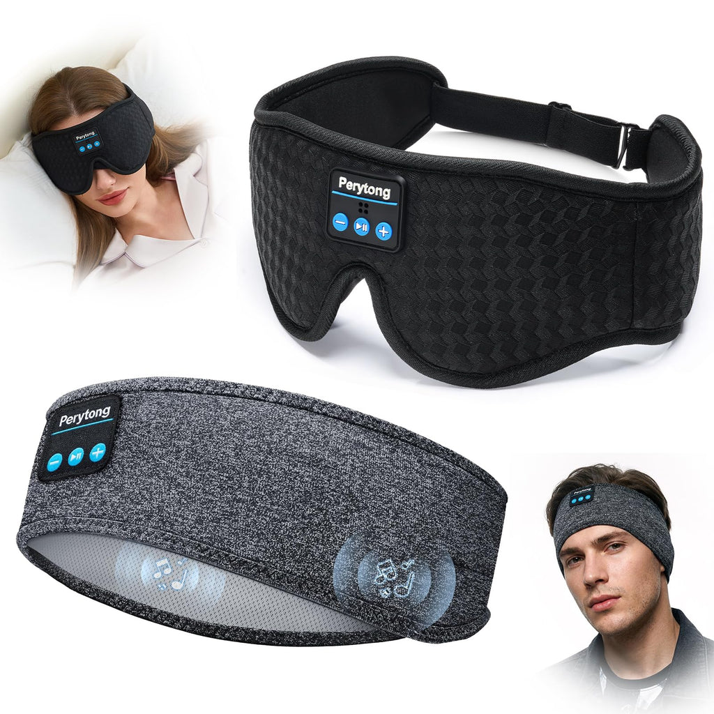 2-Pack Bluetooth Sleep Mask with Headphones I434269