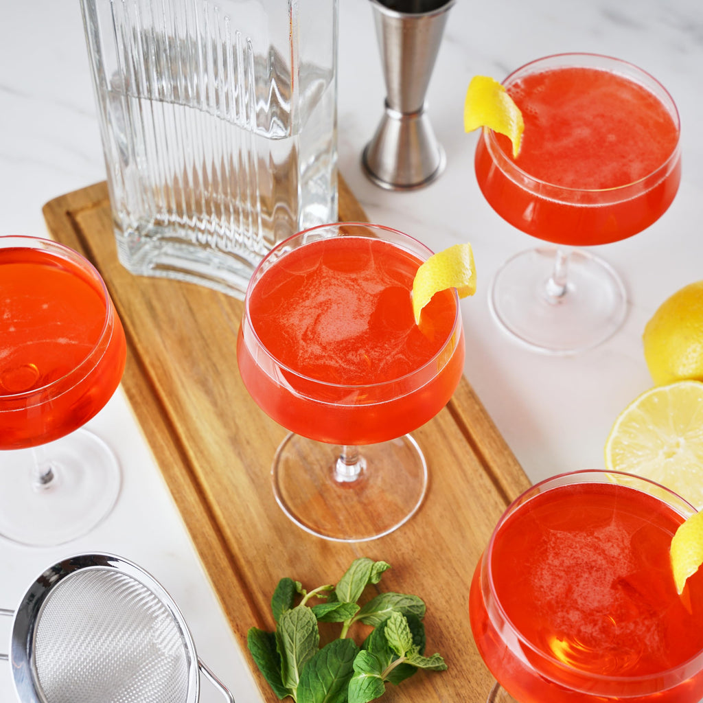 Crystal Coupe Cocktail Glasses Set of 4 G53051