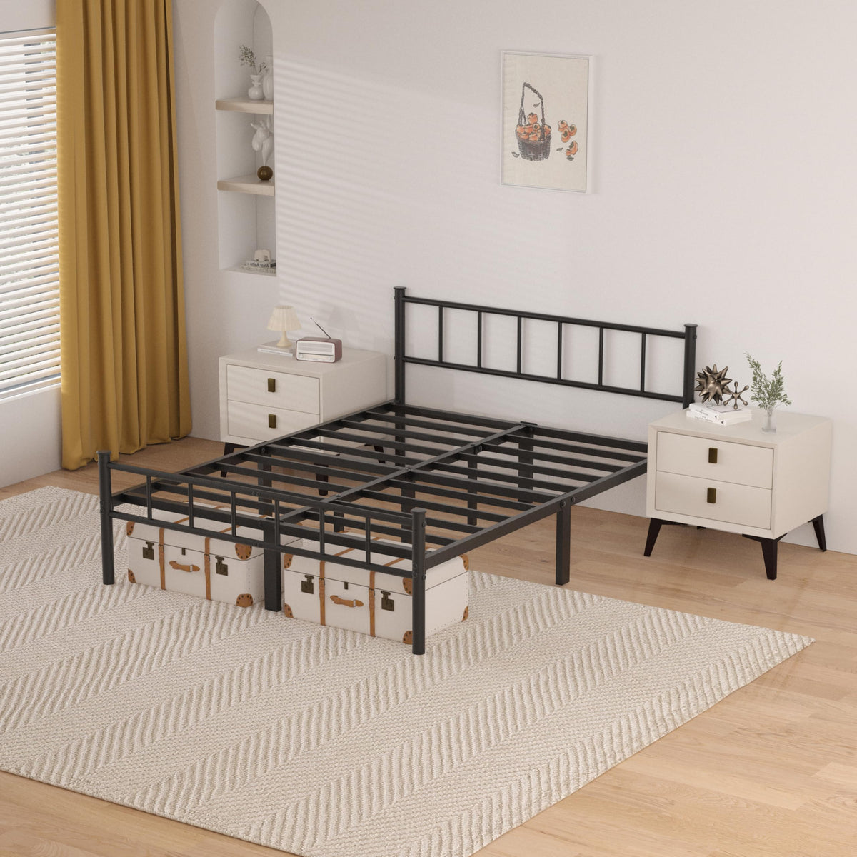 Full Bed Frame with Headboard C946645