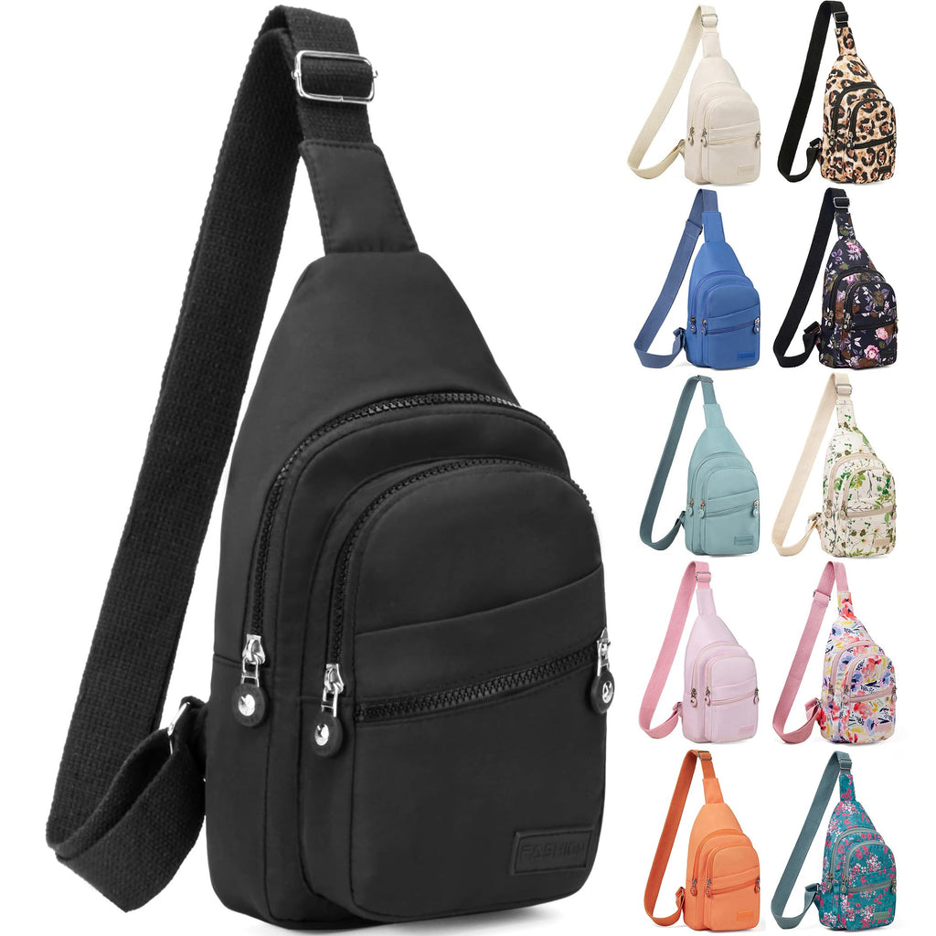 Small Black Sling Crossbody Bag Y838640