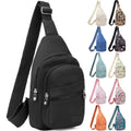 Small Black Sling Crossbody Bag Y838640