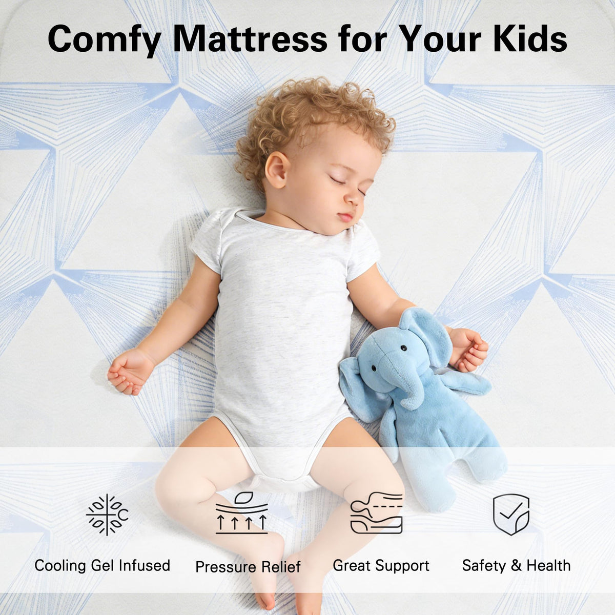 6 Inch Twin Gel Memory Foam Mattress L549