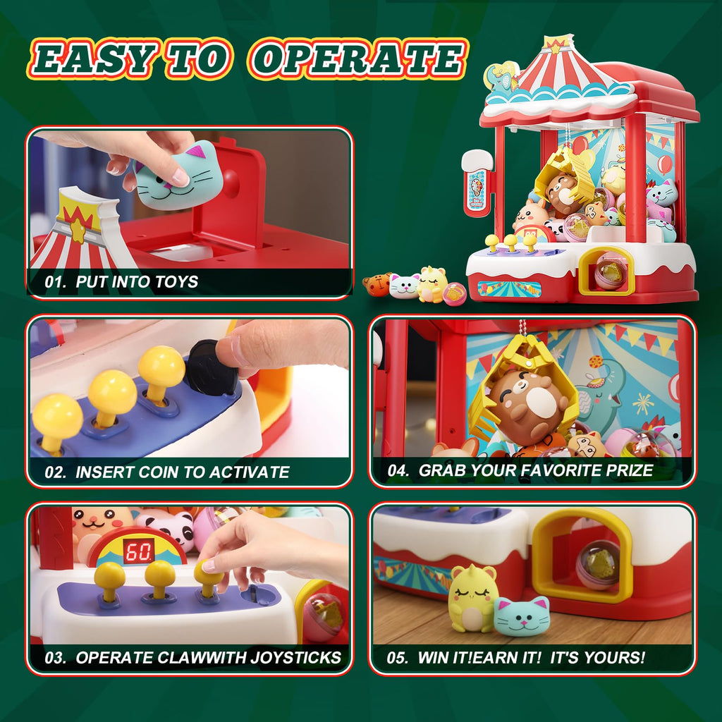 Claw Machine with 30 Mini Prizes A144448