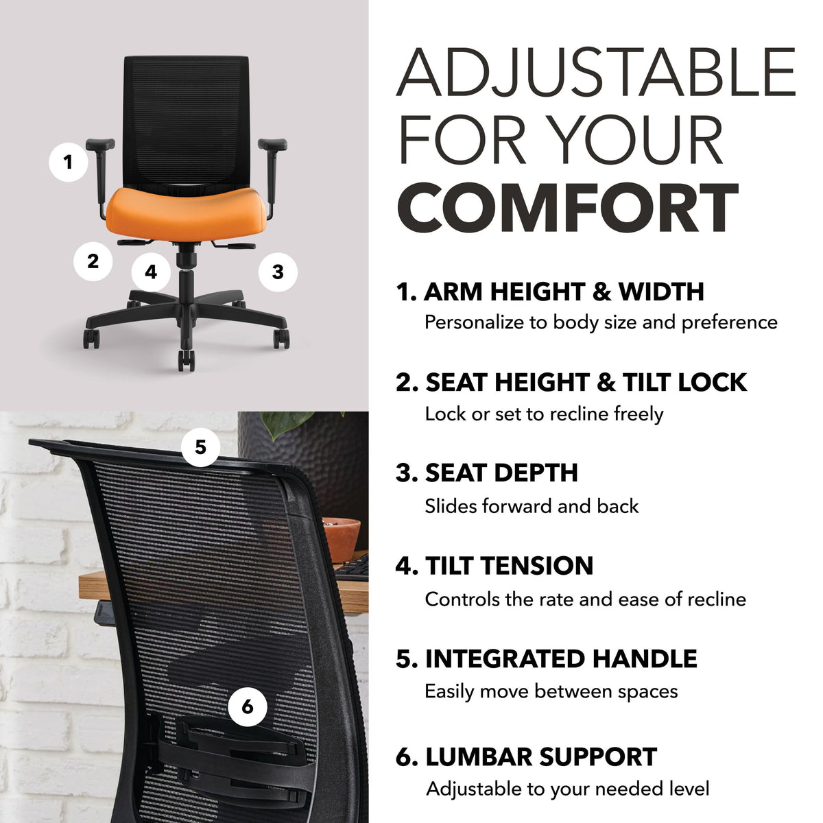 Apricot Ergonomic Office Chair K800406