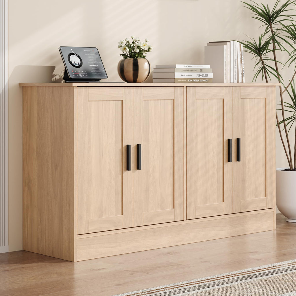 53" Oak Buffet Cabinet with Storage S3420