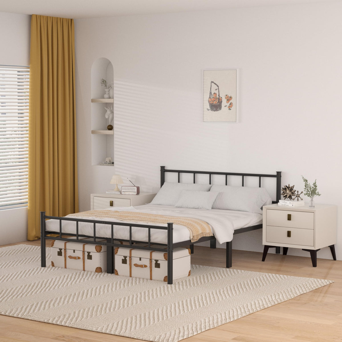 Full Bed Frame with Headboard C946645