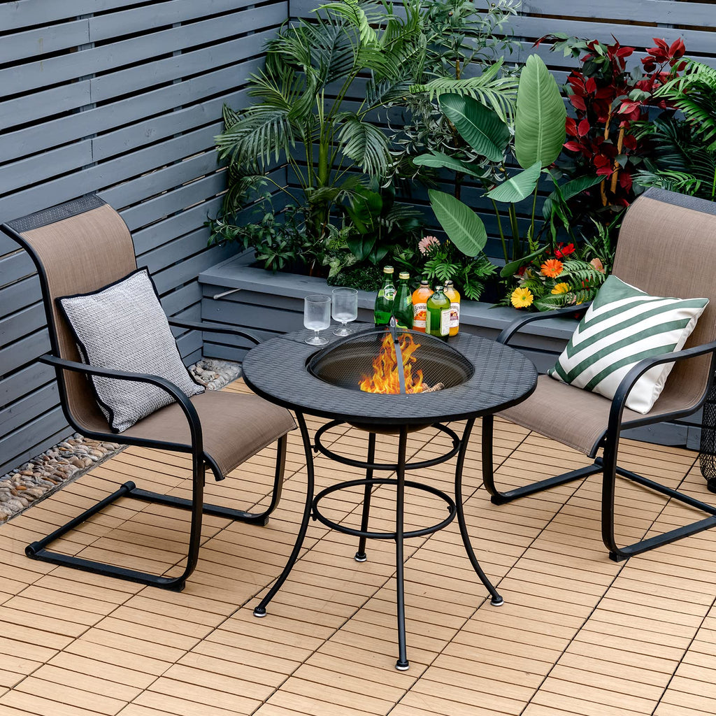4-in-1 Outdoor Fire Pit Dining Table A193