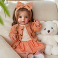 20 Inch Reborn Baby Dolls with Brown Hair W704893