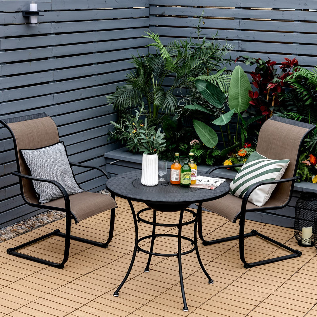 4-in-1 Outdoor Fire Pit Dining Table A193